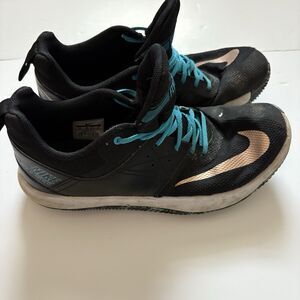 Nike Fly By Low 2 Men's 13 Black Metallic Copper Basketball Shoes AJ5902-003
